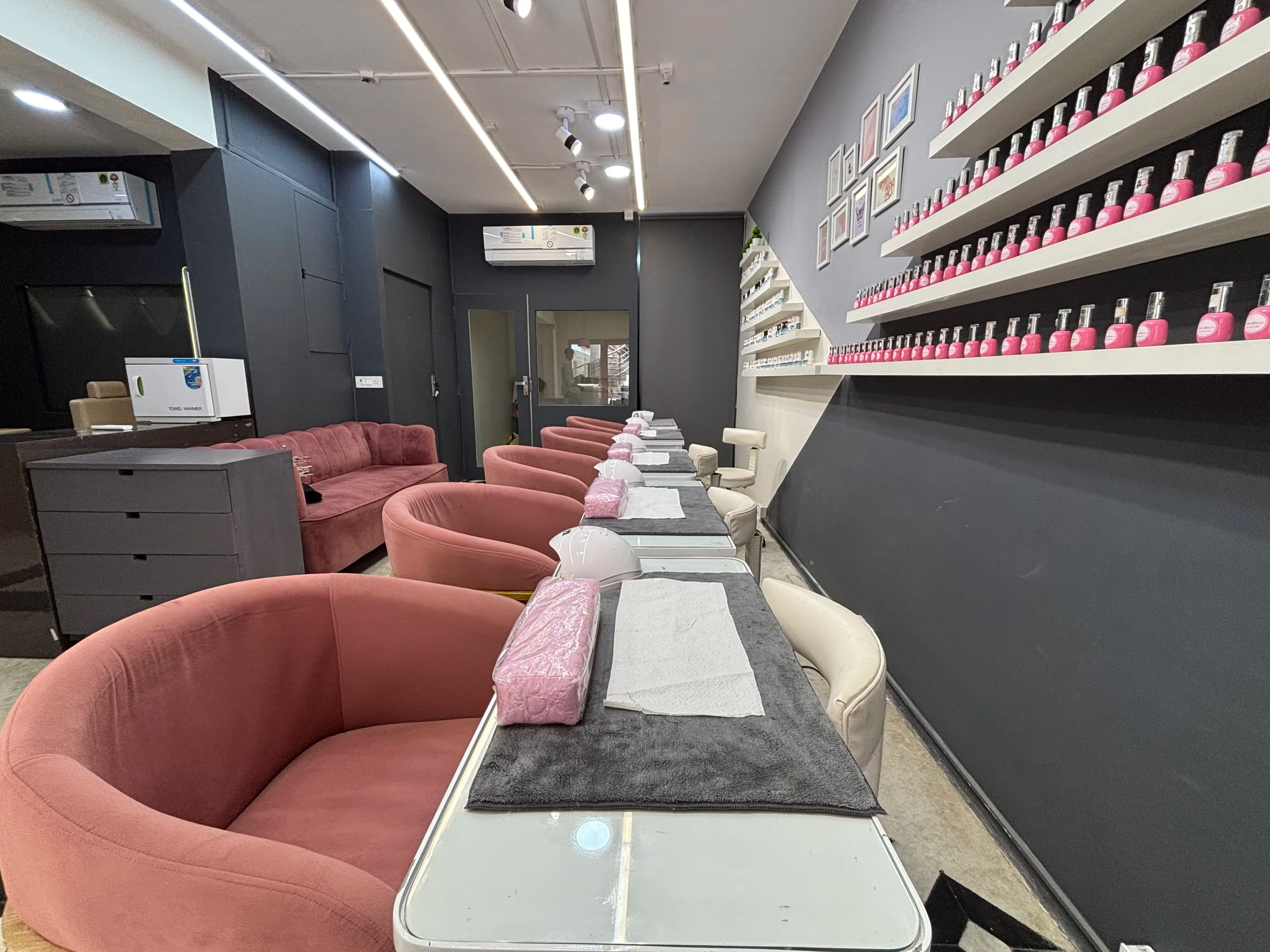 Luxury Salon Journey Showcase - Nails & Glams Alkapuri